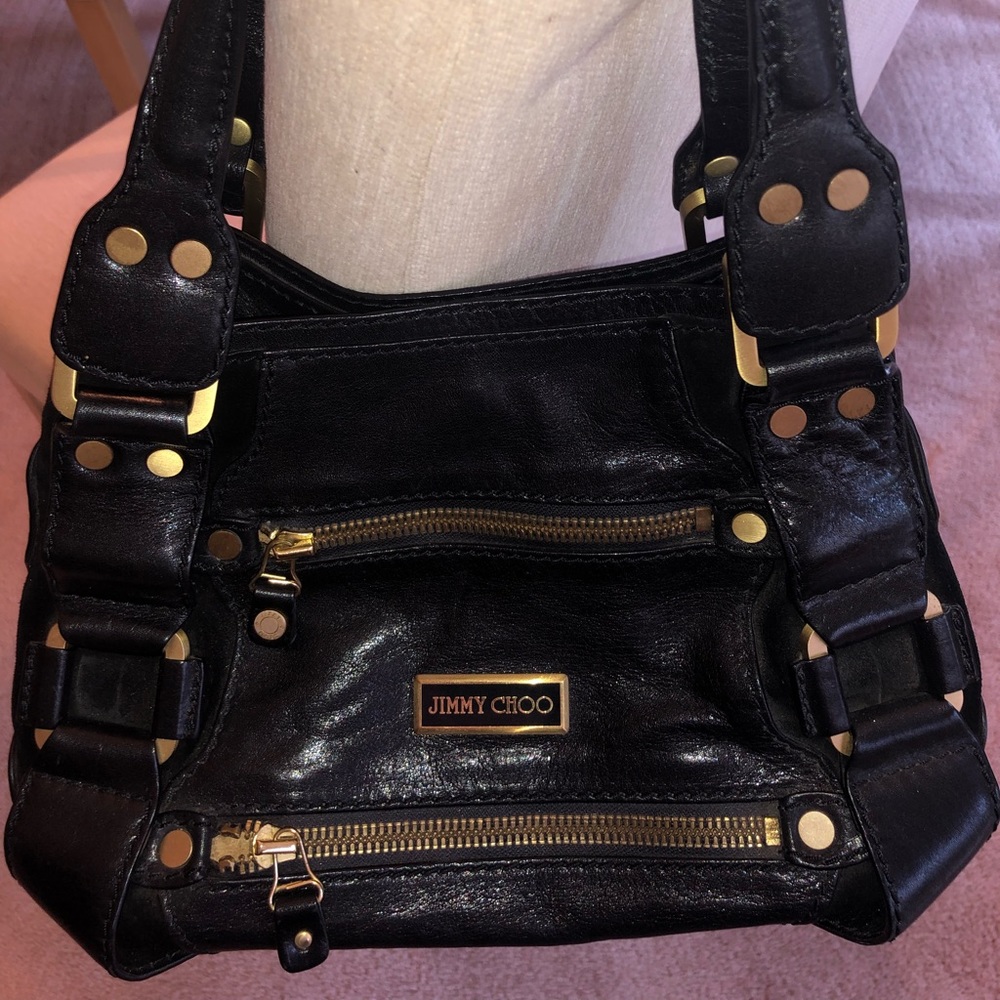 JIMMY CHOO Mahala Shoulder Handbag-Vintage